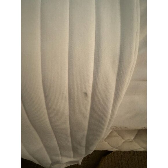 Women's Suit Matching Set 2 Pieces Jacket + Pants Back Zip White Size M - Picture 8 of 8